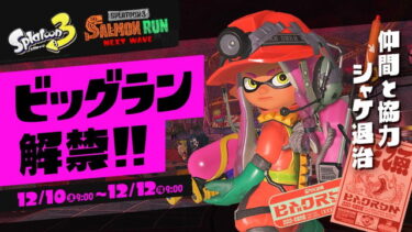 【スプラトゥーン3】ビッグランにはがっかりだよな…